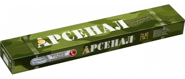 Электроды сварочные Арсенал МР-3, ф 3 мм (уп-2,5 кг) купить с доставкой в Богатищево